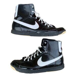 VINTAGE 2005 Nike Zoom Blazer Patent Black Size 9.5